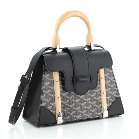 goyard mini saigon black|goyard saigon pm bag price.